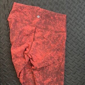 lululemon athletica Red Leggings